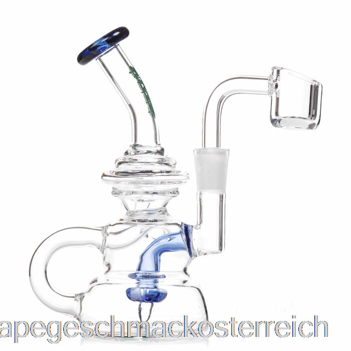 Ooze Flood Mini Dab Rig Ultra Marine (klar / Blau) Vape-Geschmack